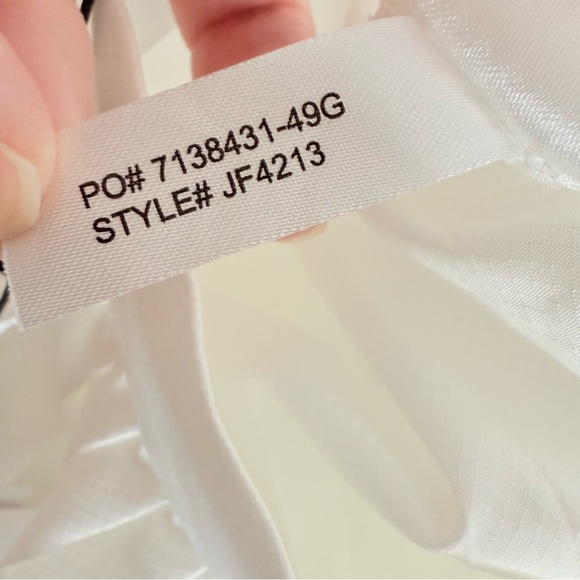 Lacoste White Pleated Midi Skirt Preppy Size FR 36 / US 4 NWT - Picture 8 of 9